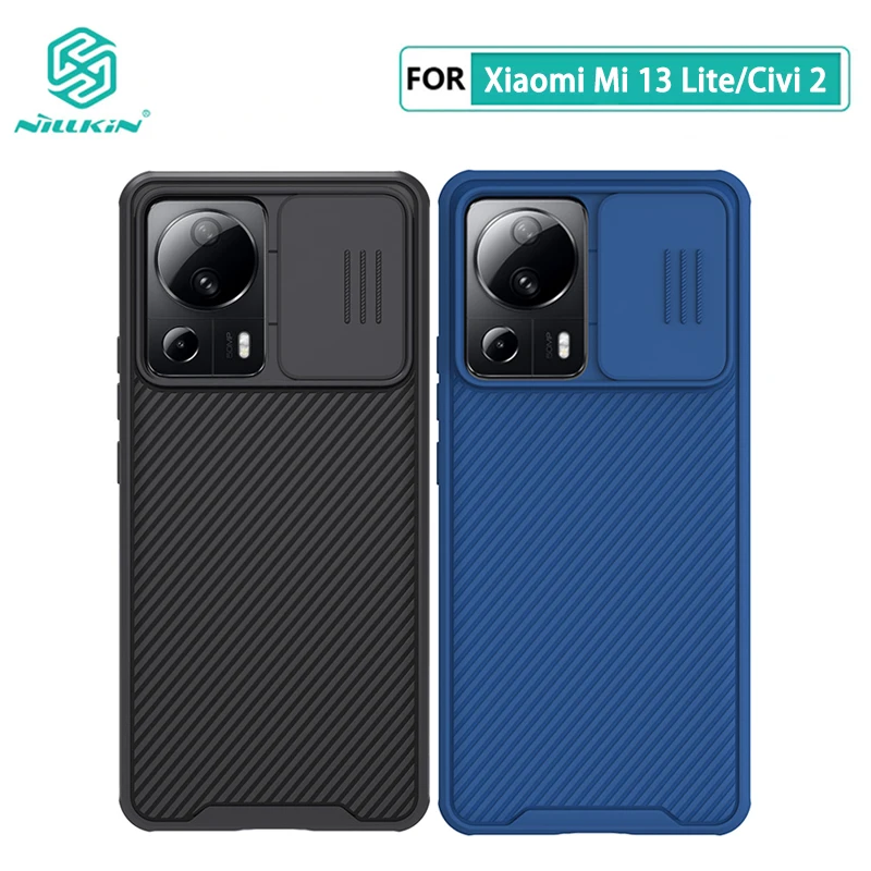 

Чехол Nillkin CamShield Pro для Xiaomi Mi 13 Lite, защита объектива камеры, чехол для телефона Xiaomi Mi Civi 2, задняя крышка