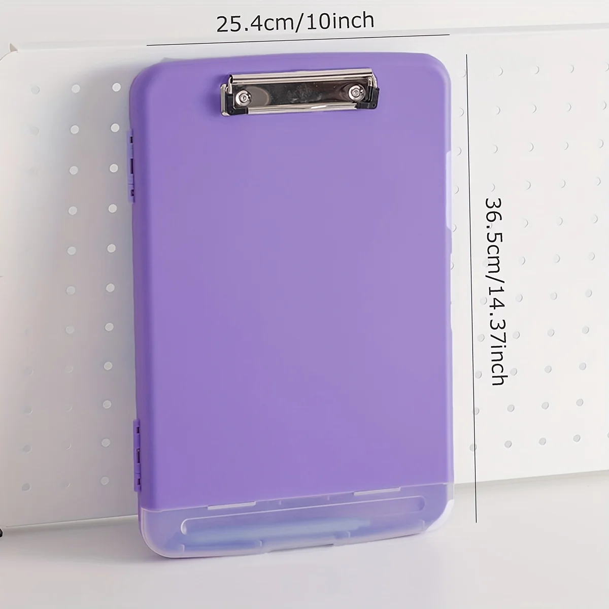 1pc- Multifunctional Writing Board with Hooks, Single Force Clamp, File Box, Writing Board Clamp,Portable Material Folder