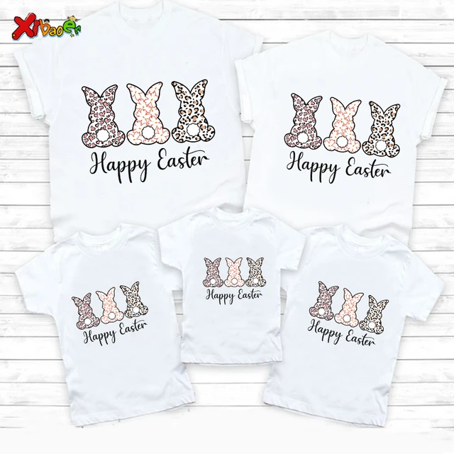 Easter Family Matching Outfits Bunny T Shirts Kids Sweet T-Shirt Family  Look Girls Clothes Baby Girls Shits Big Sister Shirts - AliExpress