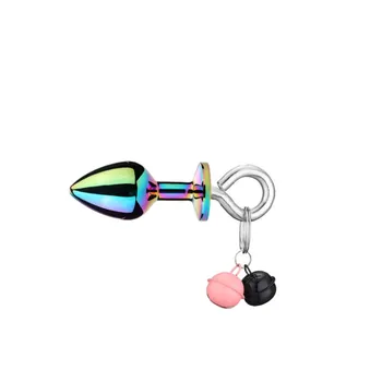 Anal Plug Double Bell Pendant Sex Toy Lesbian Sex Toys For Womans Adult Sex Toys For Men 2