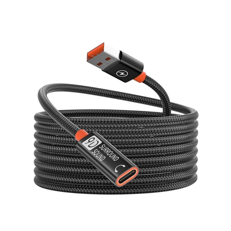 USB to Type C Connector Converter 5Gbps Data Extension Charging Cable for 15 14 13 12 S20