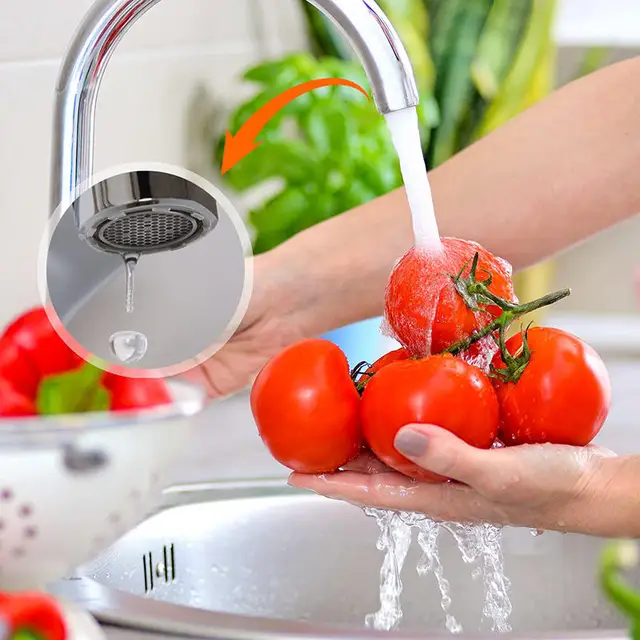 16.5/18.5MM Faucet Aerator With Removal Wrench Water Saving Tap Part Built-in Bubbler Filter Kitchen Basin Fitting 4
