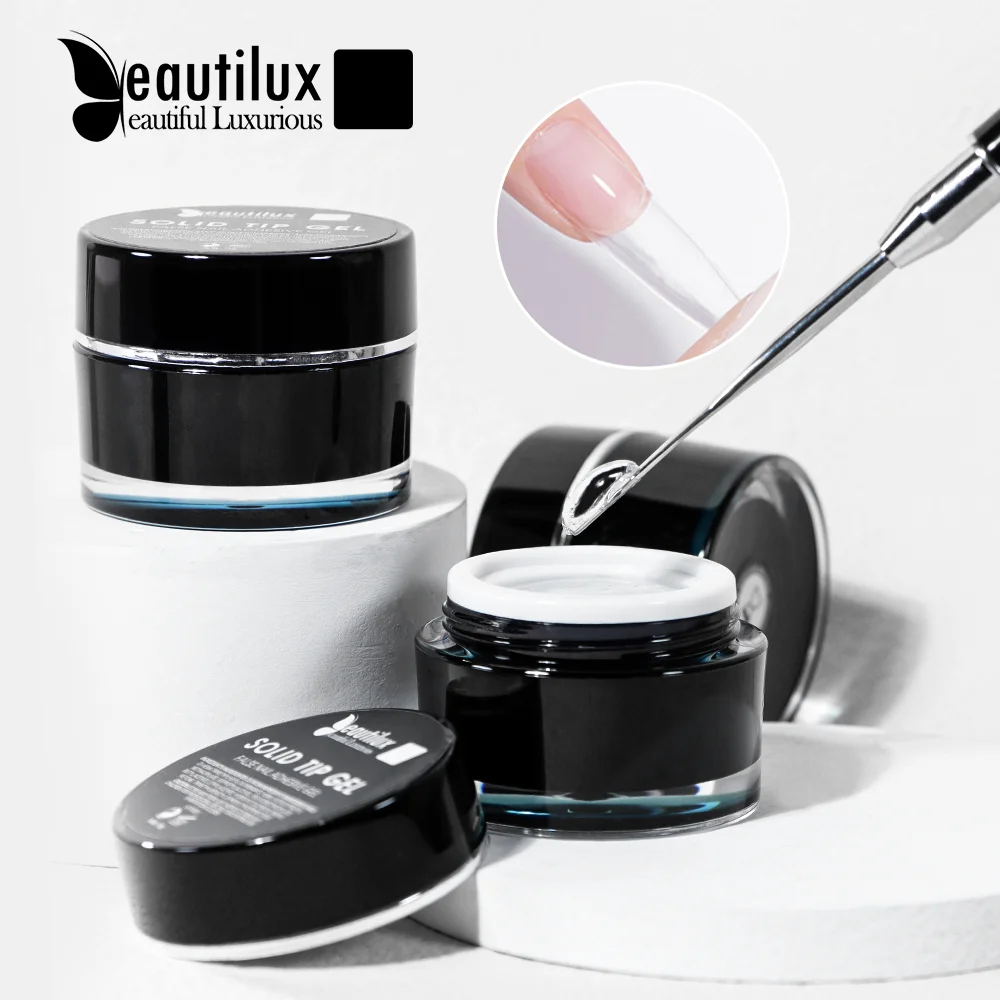 Beautilux твердый гель для ногтей накладные искусственные ногти отмачиваемый клей