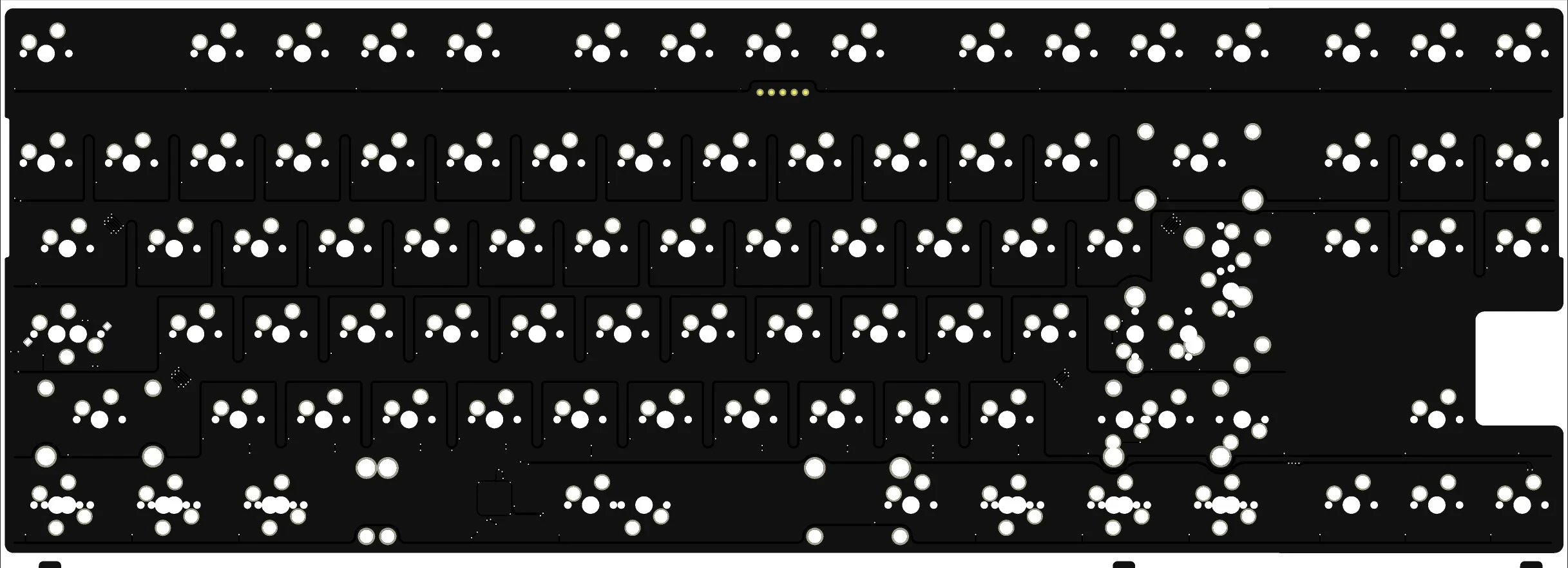 1.6 NoSlot PCB 6.25U