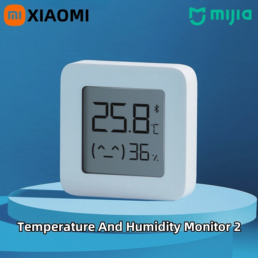 thermometer hygrometer XIAOMI Mijia Smart LCD Screen Digital Thermometer 2 bluetooth Temperature Humidity Sensor Moisture Meter Mi Home App