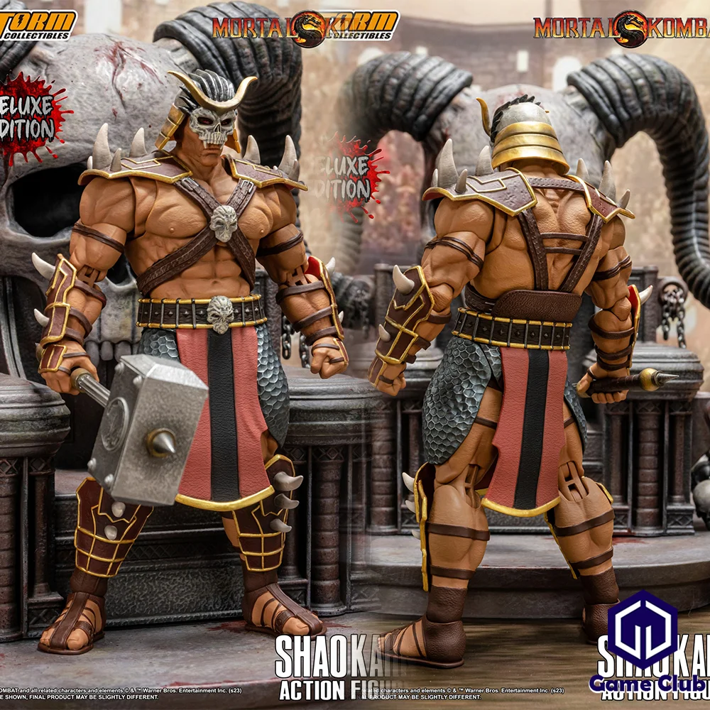 

Pre sale 2023 Q4 Storm Toys 1/12 Mortal Kombat Scale Male Soldier Shao Kahn Exclusive 6inch Action Figure Best Art Collection