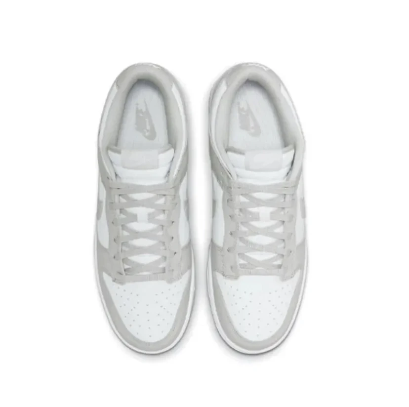 skateboarding shoes Nike Dunk Low men women classic unisex sneakers gray white