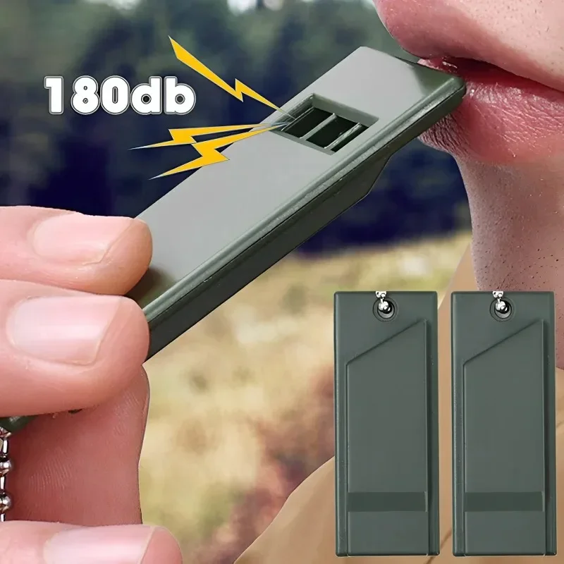 Survival Whistle 3-Frequency High Decibel Portable Outdoor Multiple Audio Camping Emergency Hiking Accessories Edc Tool
