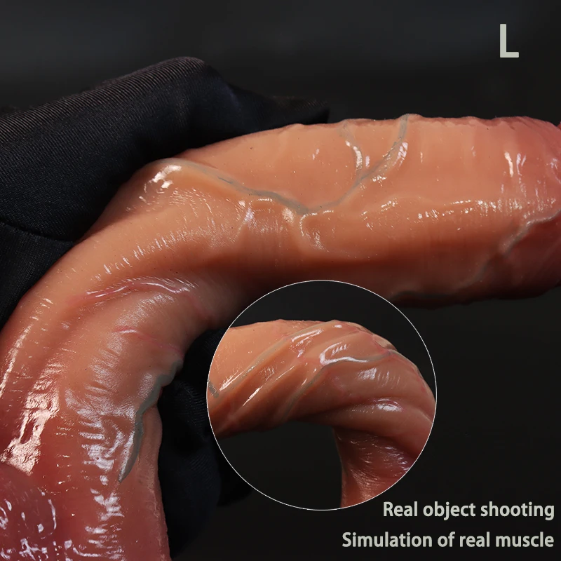 Sex Toys Cosmetic dildo Real Skin Silicone Dildo Adult Products Realistic Suction Cup Dick Male Artificial Rubber Peni Sex Toys For Women