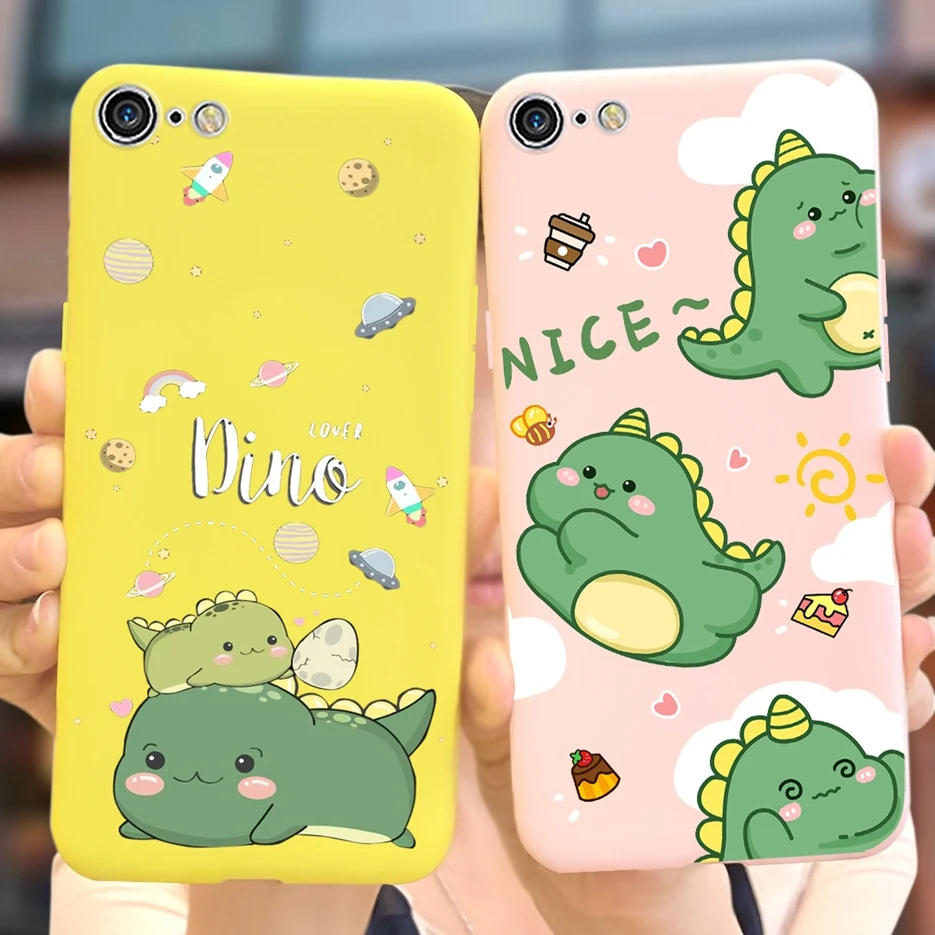 Cute Dinosaur Cartoon Soft Silicone Phone Case
