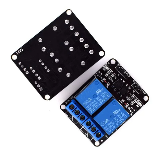 1PCS 5V 2 Channel Relay Module Low Level Triggered 2-Way 2CH Relay ...