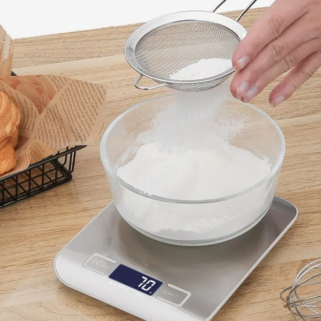 5 Kg/10 Kg -Os Újratölthető Rozsdamentes Acél Elektronikus Mérlegek Konyha Otthoni Ékszerek Étel Ételek Mérlegelő Sütőeszközök - Image 2