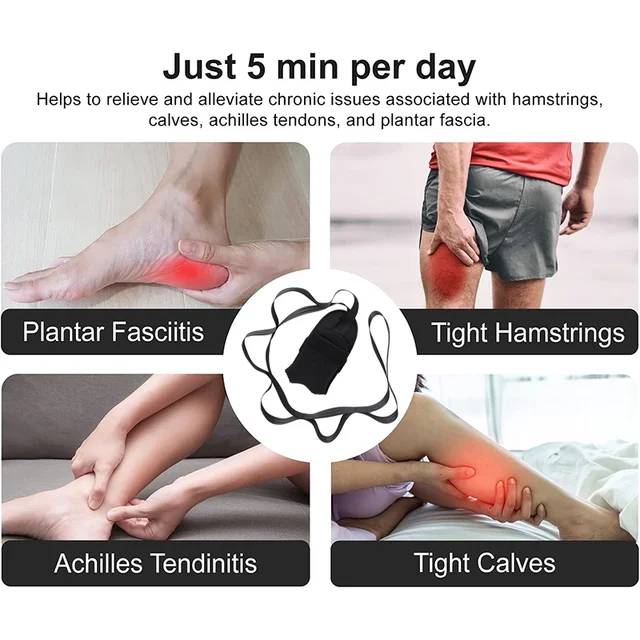 Yoga Rehabilitation Training Leg and Foot Stretching 6