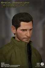 

1/6 Easy&Simple ES 26044B Special Mission Unit Tire 1 Operator Evacuation Team Part Male Head Sculpture For 12inch Body Action