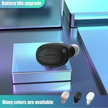 

Mini Wireless Bluetooth 5.0 Earphone in Ear Earbud 8H Working Time Handsfree Headset with Mic For Samsung Huawei