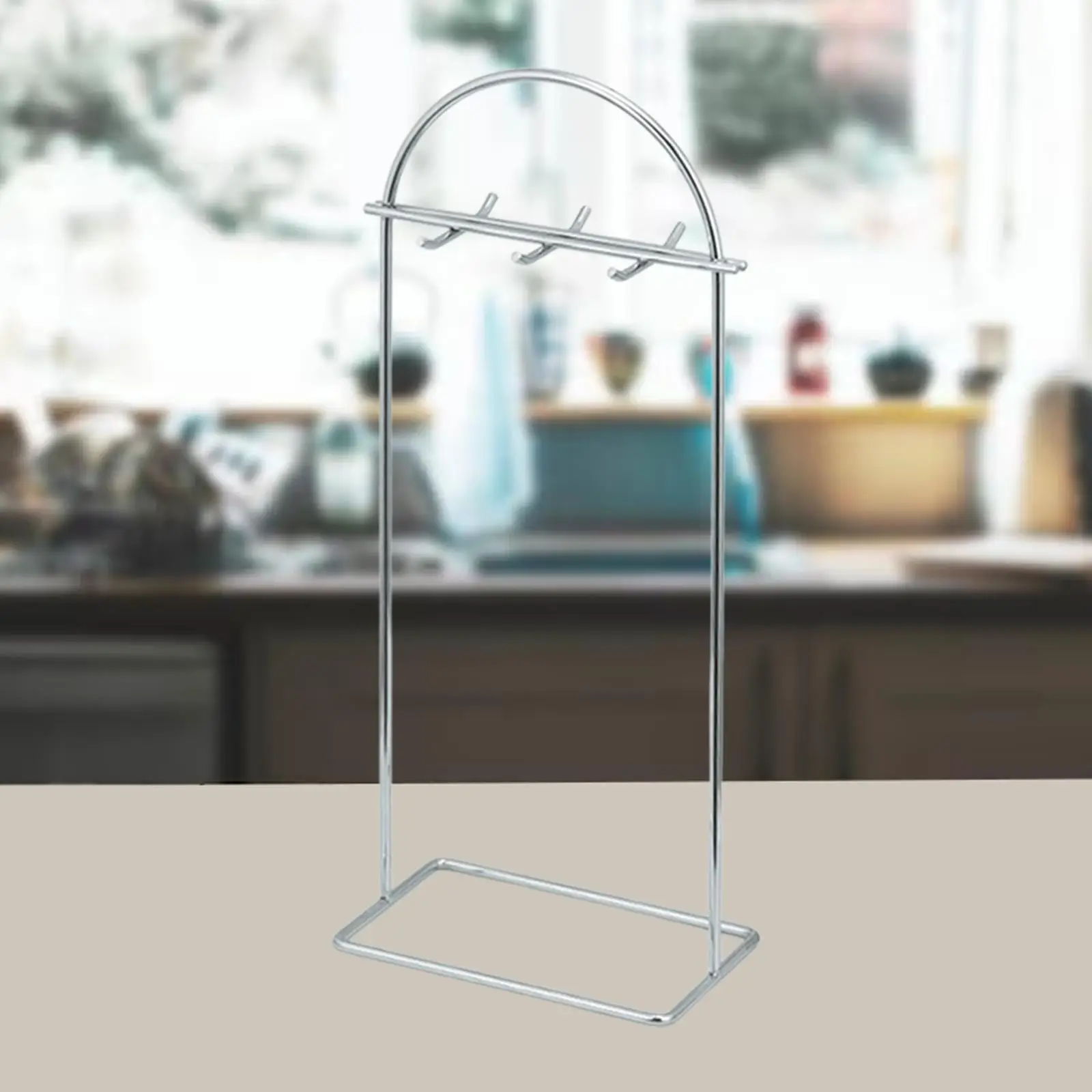 Kitchen Utensil Holder Standing Sturdy Stainless Steel Kitchenware Storage Rack