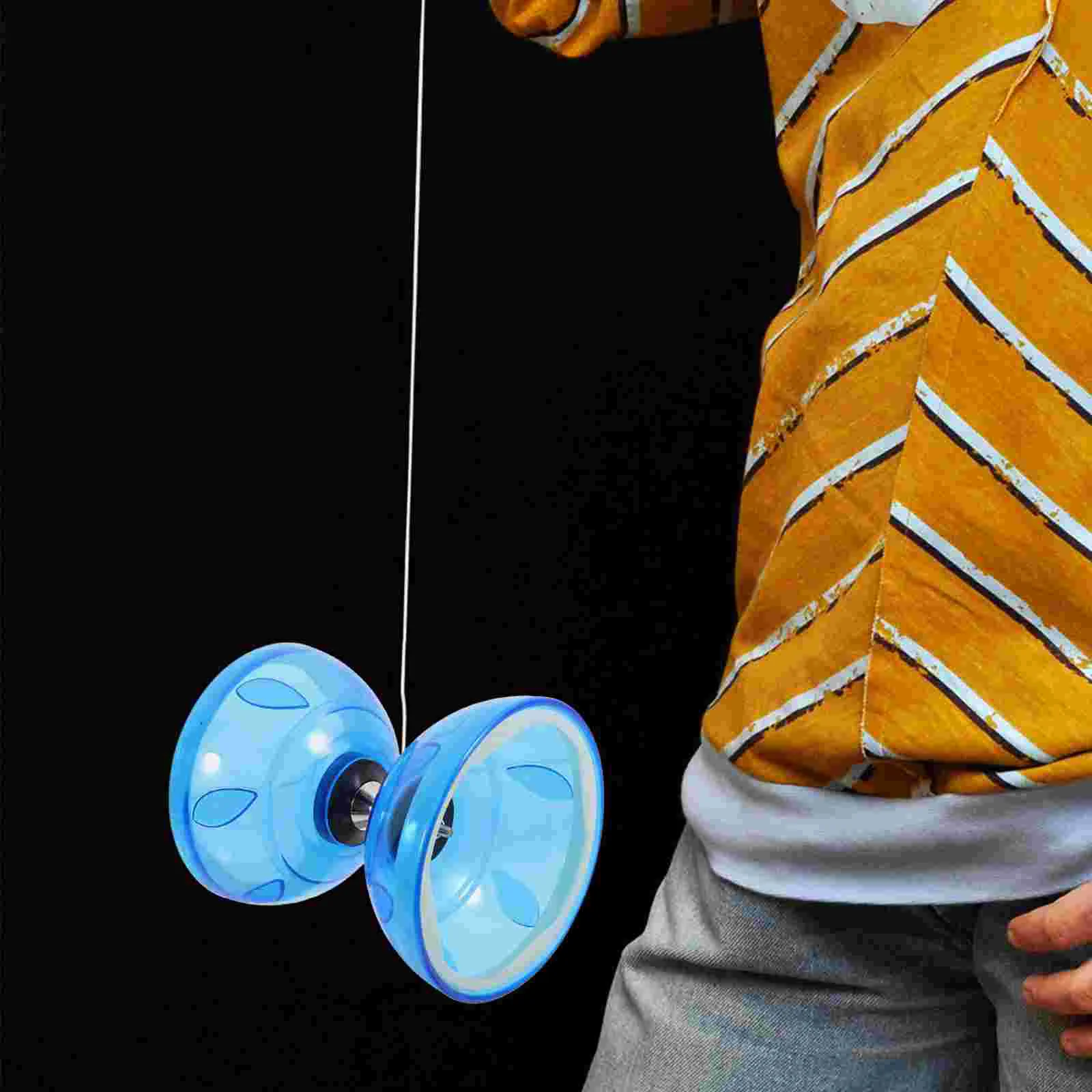 Double-headed Diabolo Toys Chinese Yo for Kids Elderly Juggling Set Soft Rubber Professional Student Plastic Chinese Kids Toys diabolo toy