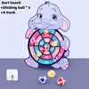Children Cartoon Animal Dart Board Sticky Ball Rabbit Family Interactive Educational Toy Christmas Gift 5