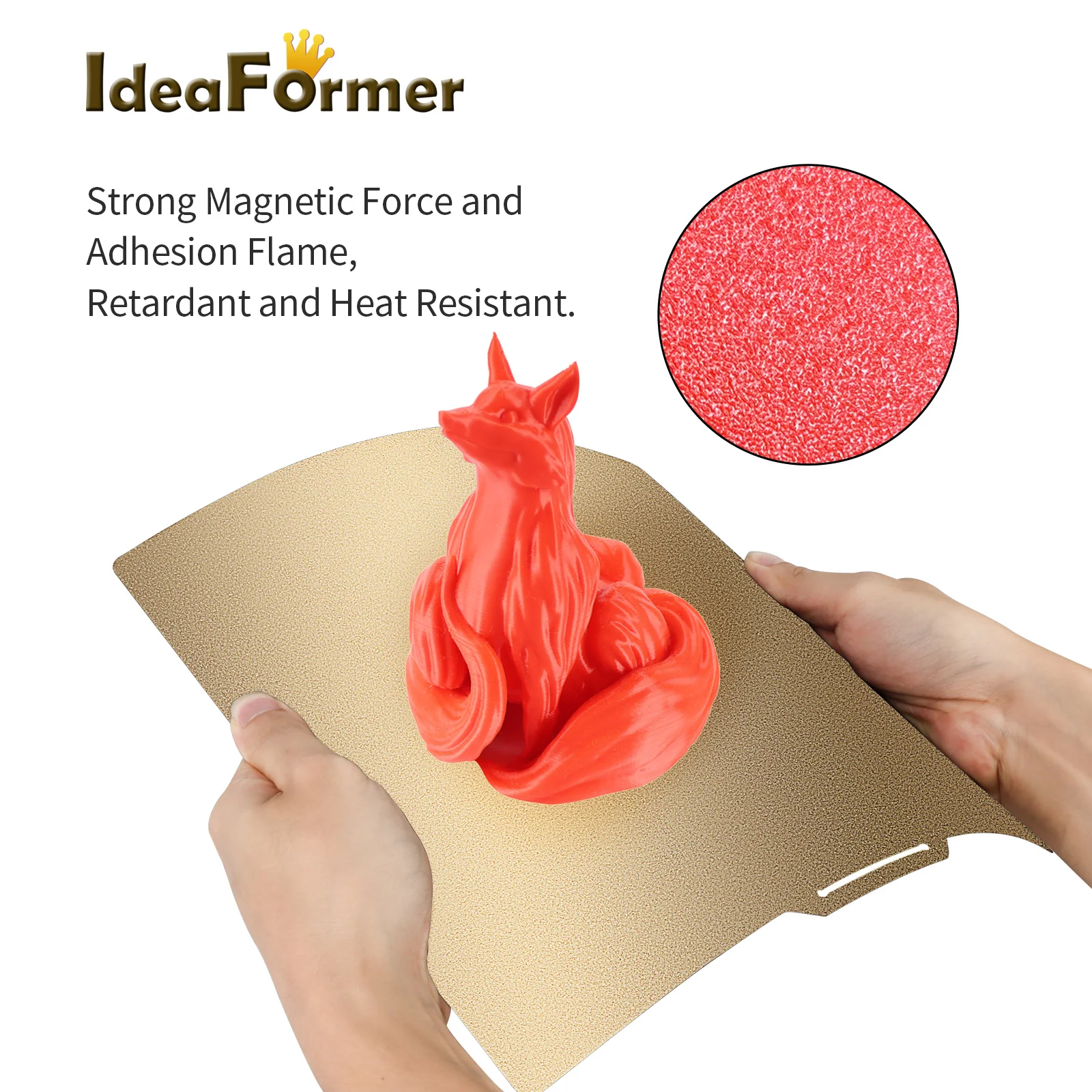 Plaque De Construction PEO/PEI Texturée Brillante 430x430mm Pour Imprimante 3D Anycubic Kobra 2 - Neuf