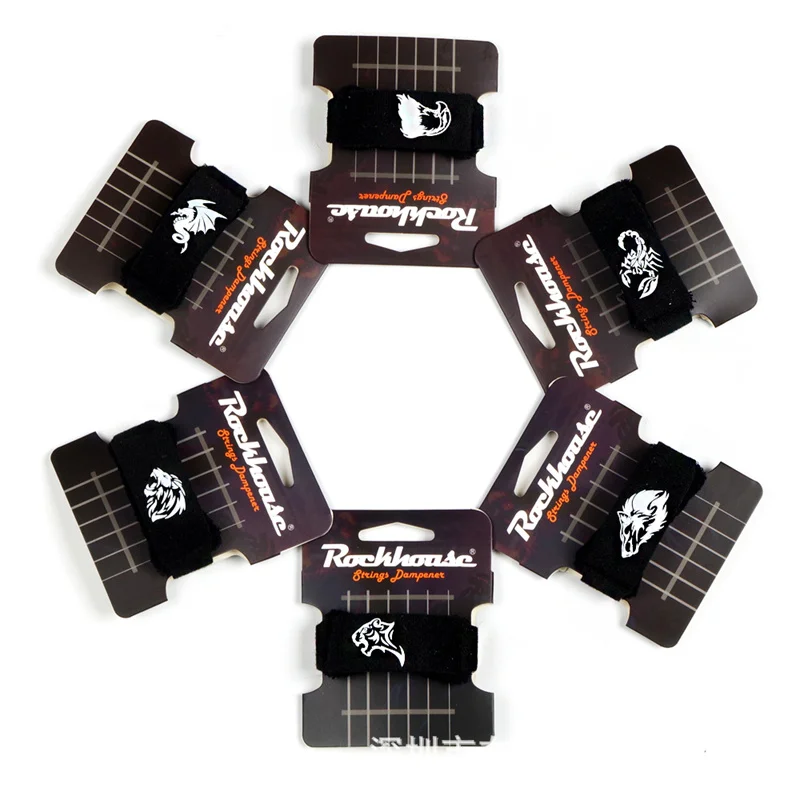 Guitar Beam Tape Guitar Beam Tape for Guitars Bass Ukulele String Instruments Guitar Fret Strings Mute Noise Damper Muter Wraps Strap 1PC