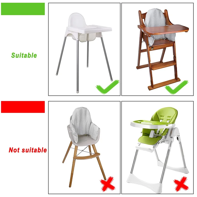 Cuscino per seggiolone per bambino, seggiolone gonfiabile incorporato cuscino per schienale cuscino per sedia per seggiolone antimop - immagine 5