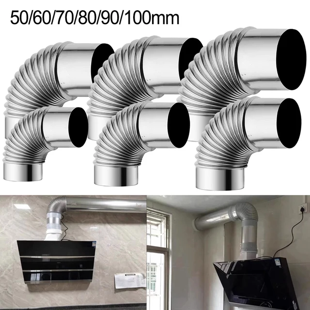 Stove Flue Steel Flue Pipe Elbow Rain Cap Pipes Flue Gas Pipe Heater Exhaust Pipe: A Must-Have for Stoves and Fireplaces