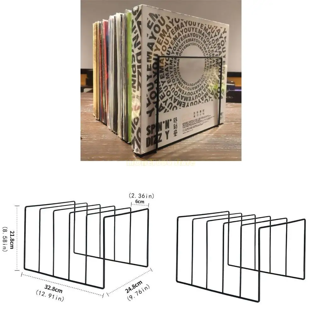 F62C Vinyl 레코드 홀더 디스플레이 선반 디스플레이 앨범 레코드 디스플레..