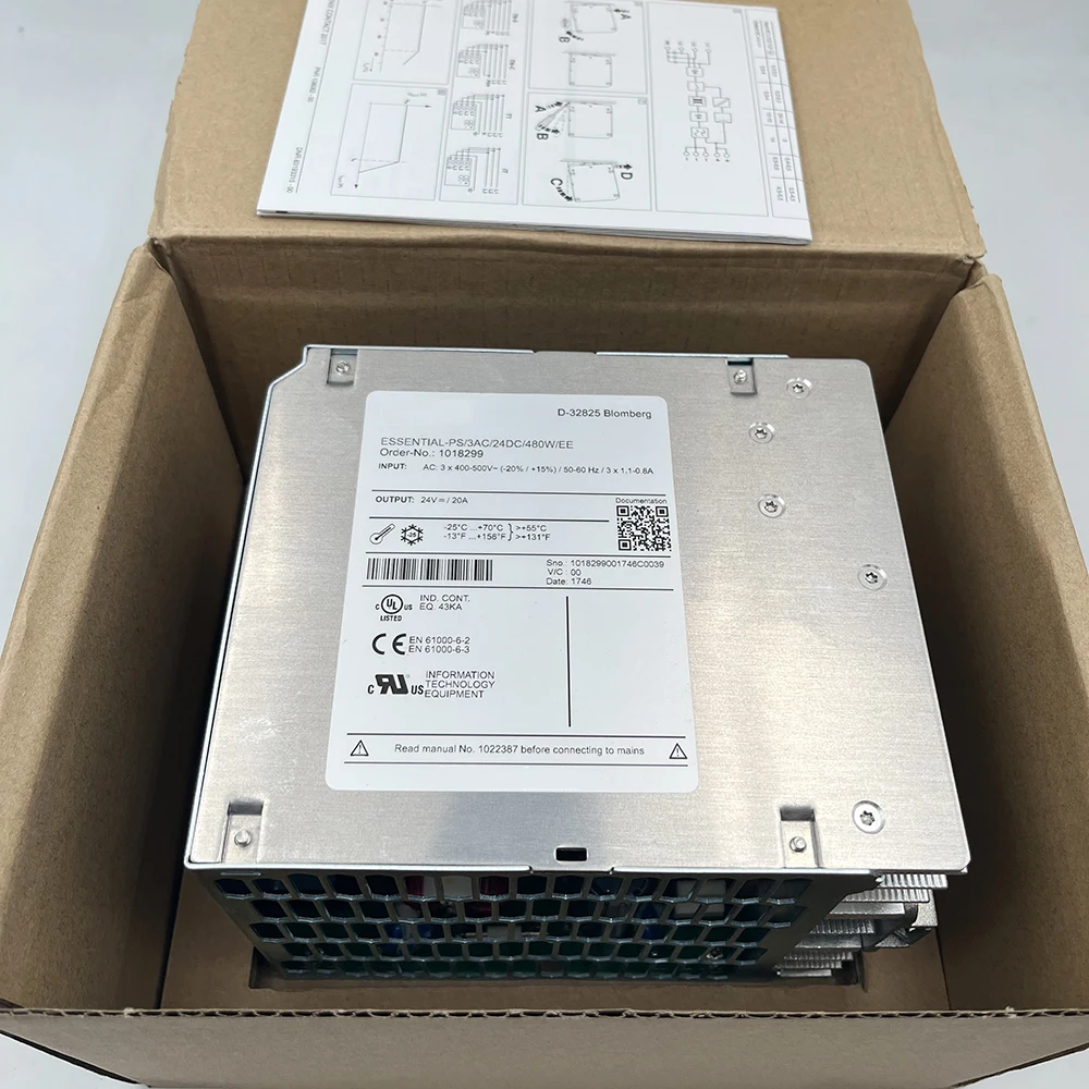 For Phoenix 1018299 ESSENTIAL-PS/3AC/24DC/480W/EE 3-phase Edition Power Supply For DIN Rail Mounting 7 For Phoenix 1018299 ESSENTIAL-PS/3AC/24DC/480W/EE 3-phase Edition Power Supply For DIN Rail Mounting - Image 5