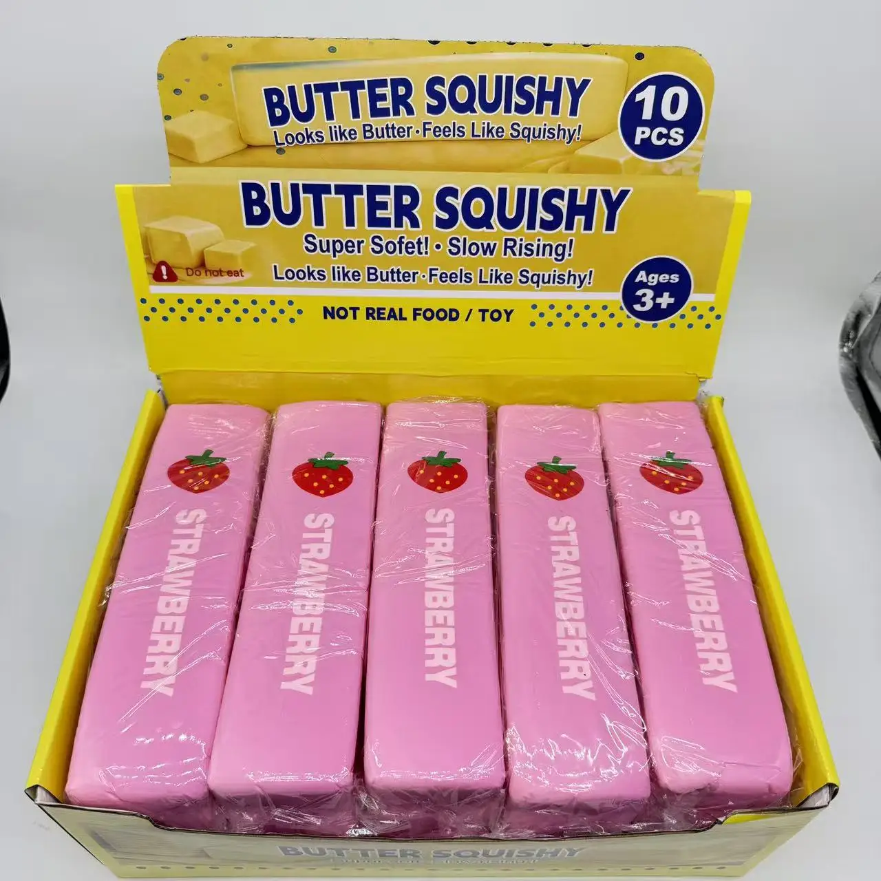 Giant Slow Rising Cheese Squishy - Stress Relief & Sensory Toy