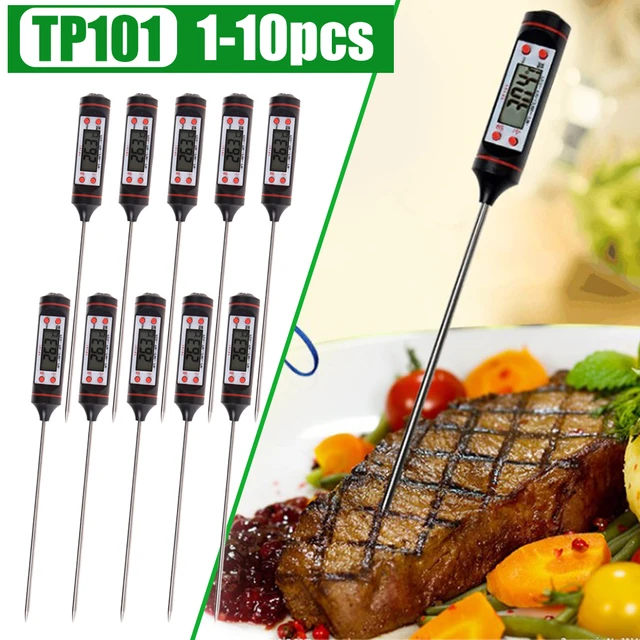 Tp-101 Digital Meat Thermometer For Cooking Food Kitchen Bbq Probe