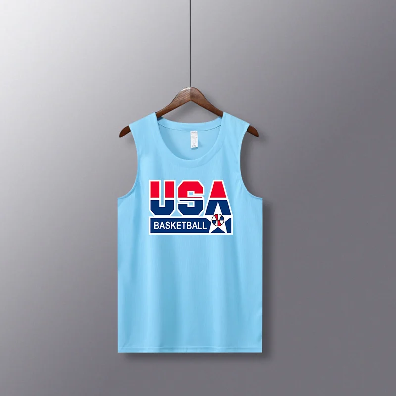 thumbnail image 1 of Camisetas de baloncesto para hombres, camisetas de baloncesto para jóvenes, uniformes de baloncesto en blanco, camisetas personalizadas para gimnasio, correr, entrenamiento, camisetas sueltas, trajes,, 1 of 5