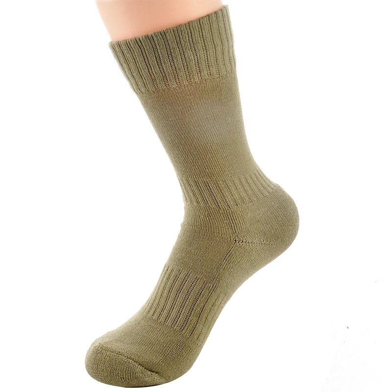 Military Socks Men Army Train Socks Moisture Wicking Mid Calf Thermal Work Boot Sports Hiking Trekking 5 Pairs/Pack mens socks thermal socks