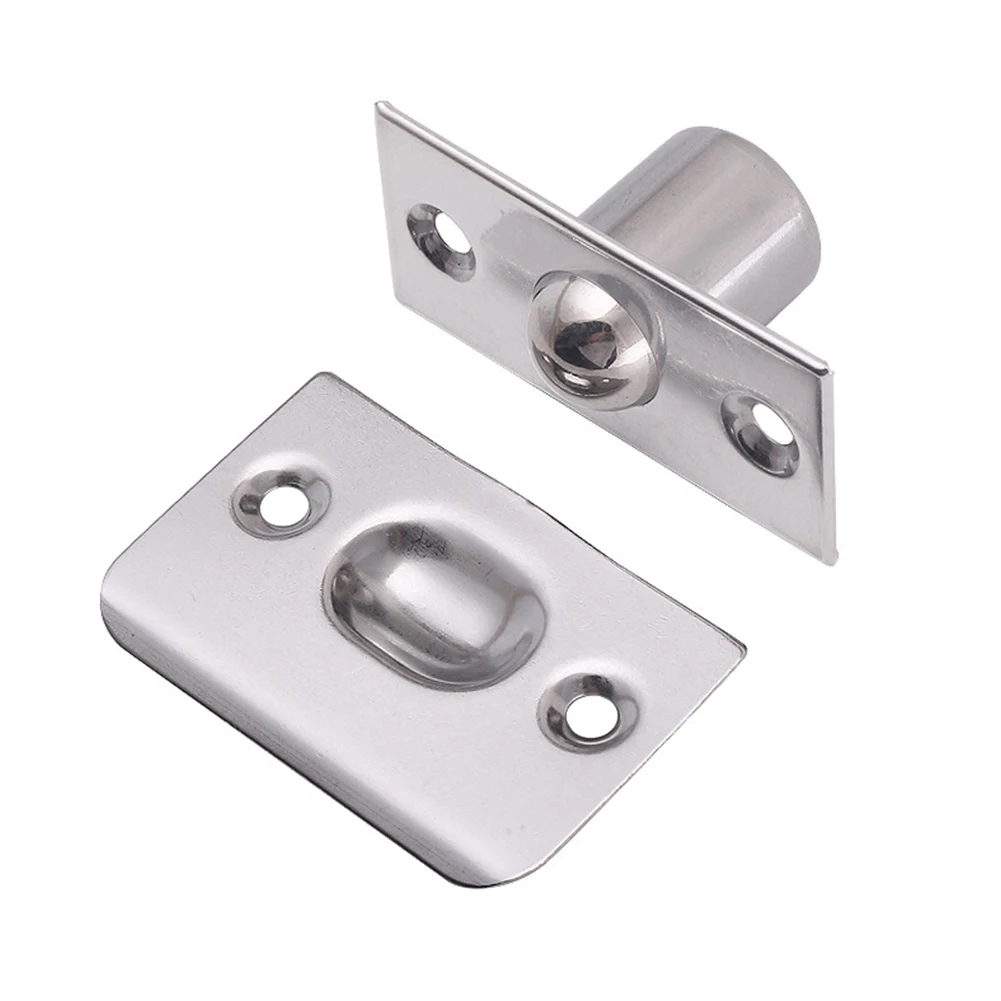 Stainless Steel Wooden Cabinetdoor Top Bead Lock Home Improvement Closet Ball Catch Latch Catcher Door Latches Touch
