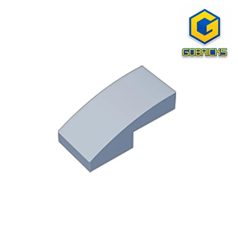 

Детский конструктор gobrick, выпуклое, изогнутое, 2x1, совместимое с lego 11477, Детский развивающий конструктор «сделай сам»