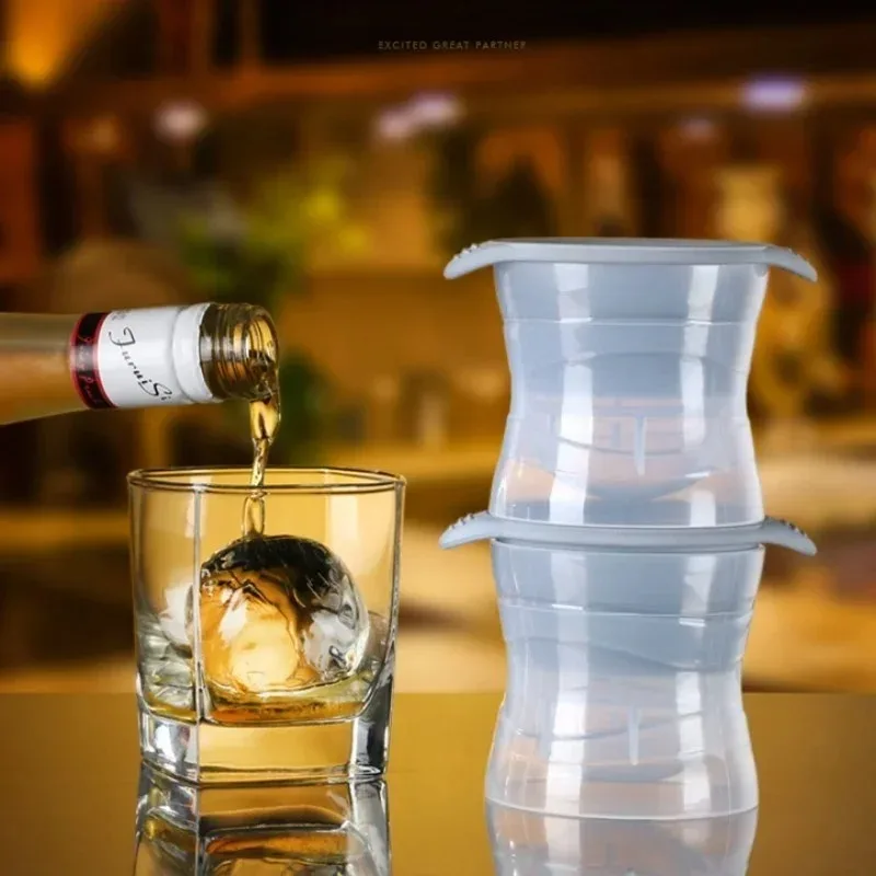 Description Picture 6 of itemBig Size Ball Mold Round Ice Cube Maker Silicone Ice Mold Whiskey Ice Tray
