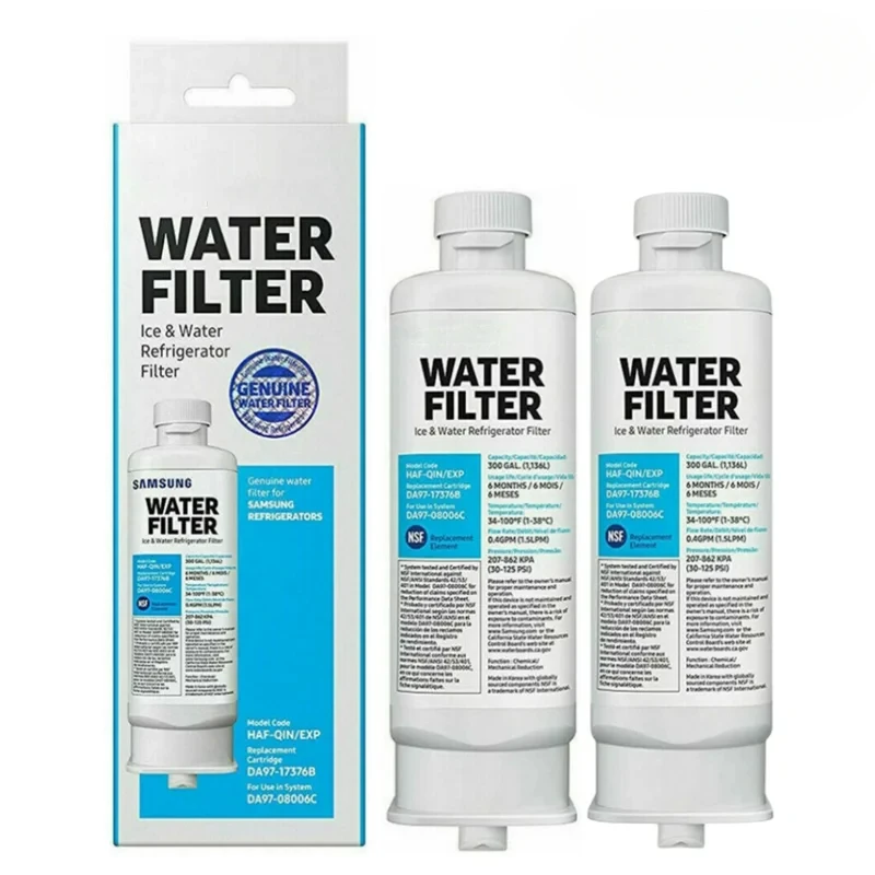 Replace For Samsung Refrigerator Water Filter For HAF-QIN/EXP HAF-QIN DA97-08006C （1-5 Packs) water filter