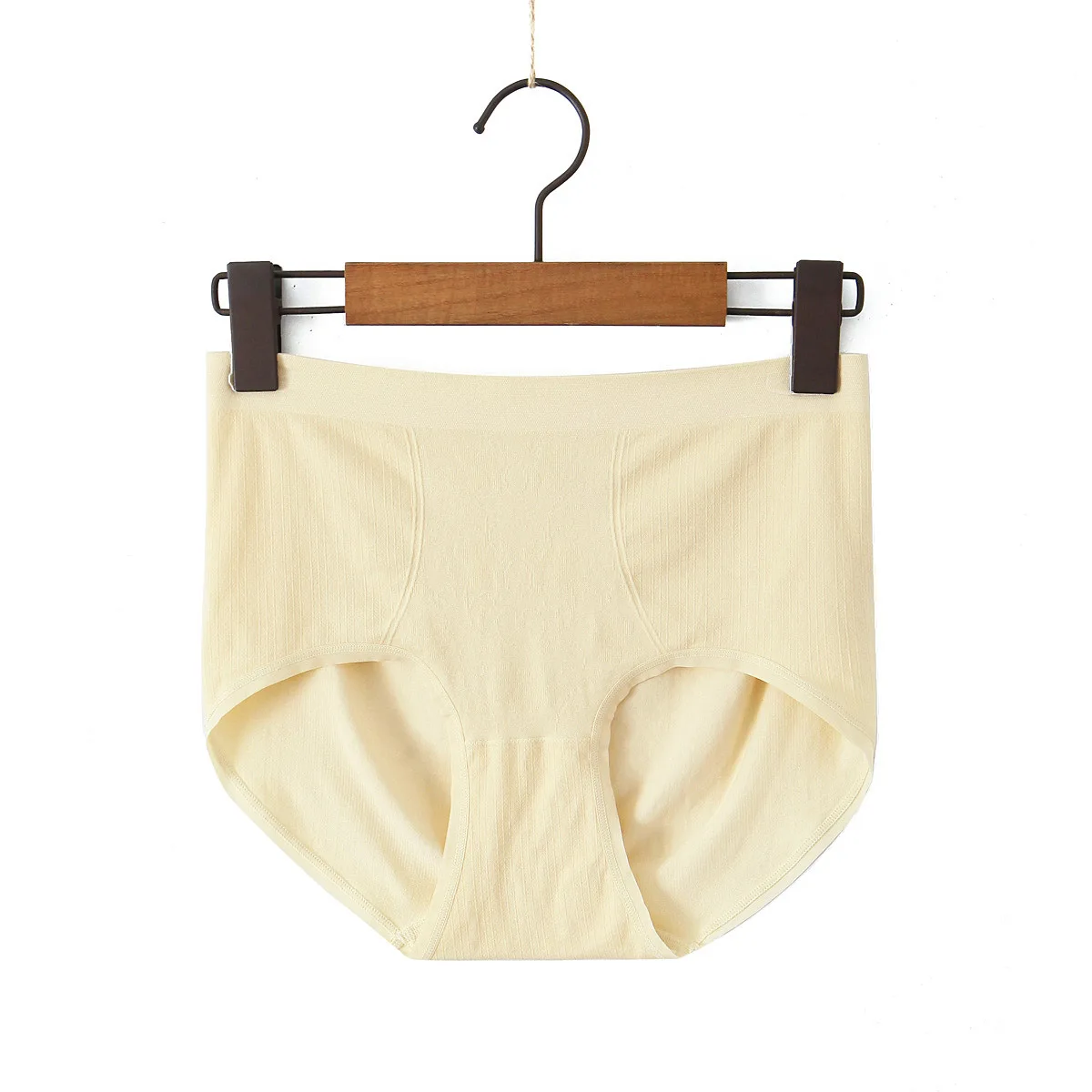 Plus Size Women's Panties Premium High Waist Jacquard Underwear 3pcs/set Silkworm Silk Skin Care Seamless Briefs