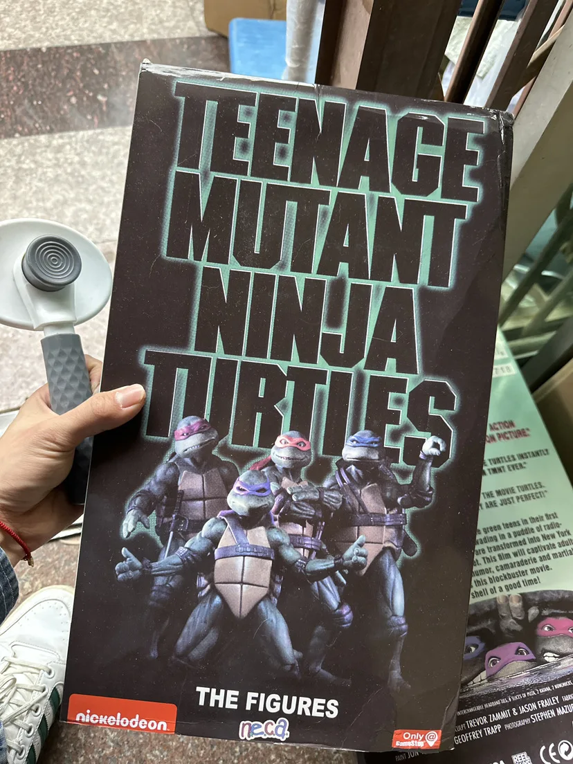 Ninja Turtle Anime Fíor Neca 1990 Scannán Leagan Teoranta Eagrán Figiúr Gníomhaíochta Dealbh PVC Gníomh Fíor Bronntanas Breithlá Buachaill