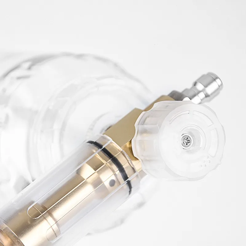 

1L Fully Transparent High-pressure Car Wash Water Gun Foam Fan-shaped Watering Can Sprayer