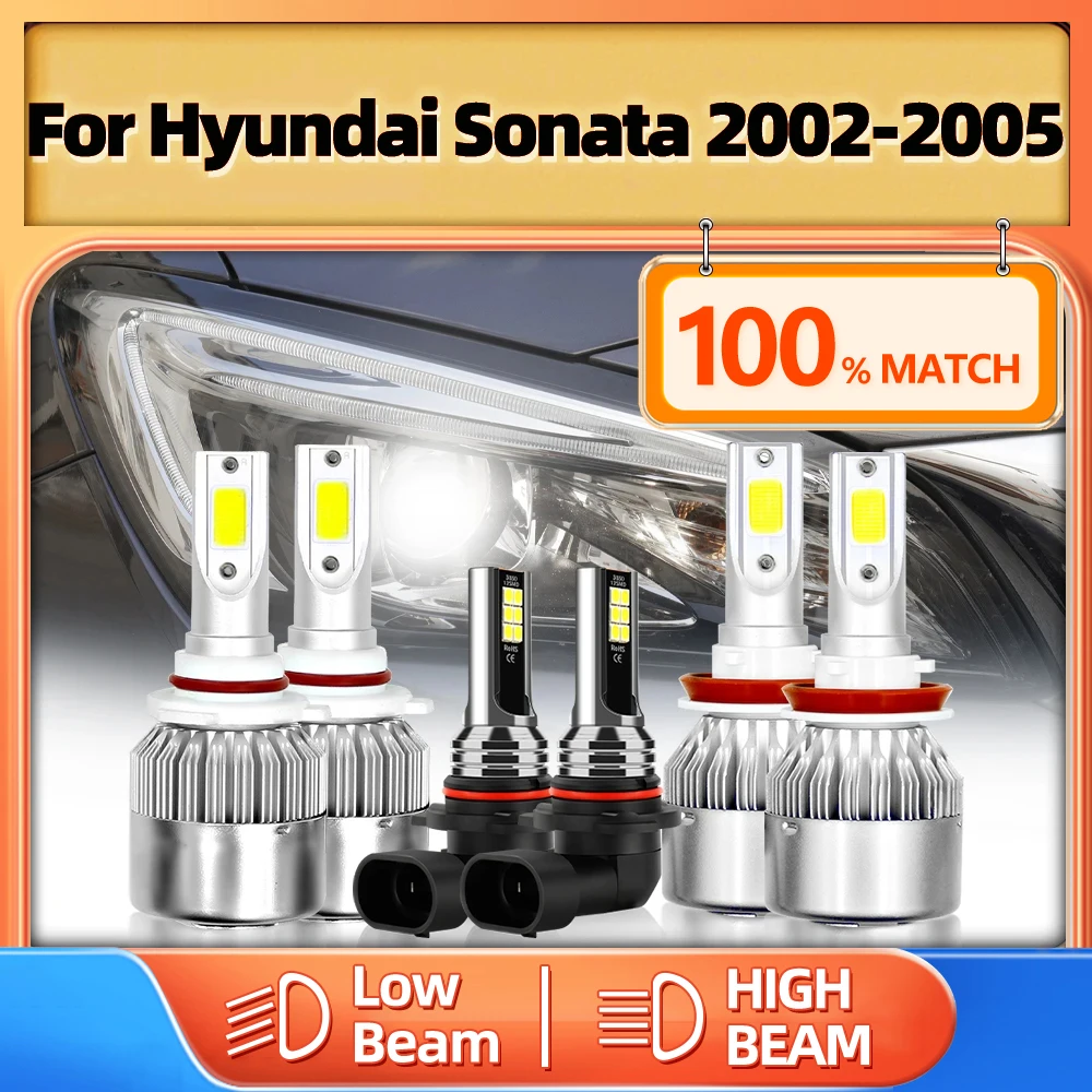 

Canbus LED Headlight Bulbs 360W 60000LM Turbo Car Lamp 6000K White 12V Auto Headlamp For Hyundai Sonata 2002 2003 2004 2005