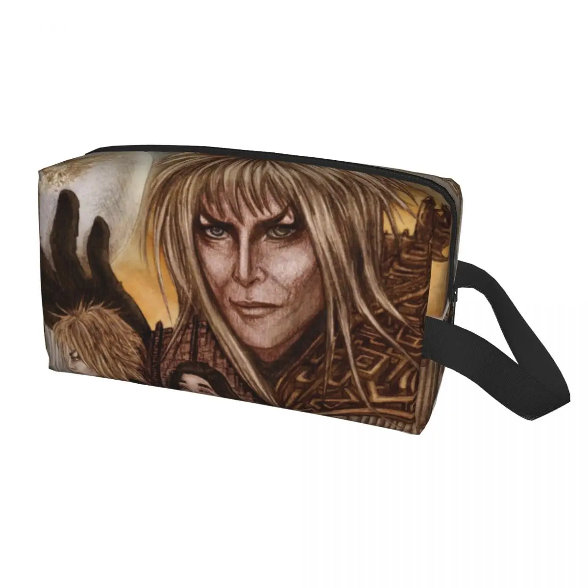 

Косметичка с лабиринтом Jareth, Женская милая вместительная фэнтезийная пленка для макияжа, искусственная косметичка