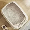 Cat Litter Box Small Size Pet Sandbox for Kitty Anti-Splash Cats Toilet 6