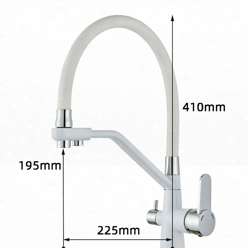 kitchen faucet with purifier,double spray faucet for drinking filtered water,sink mount kitchen faucet water filter faucet Brass 5