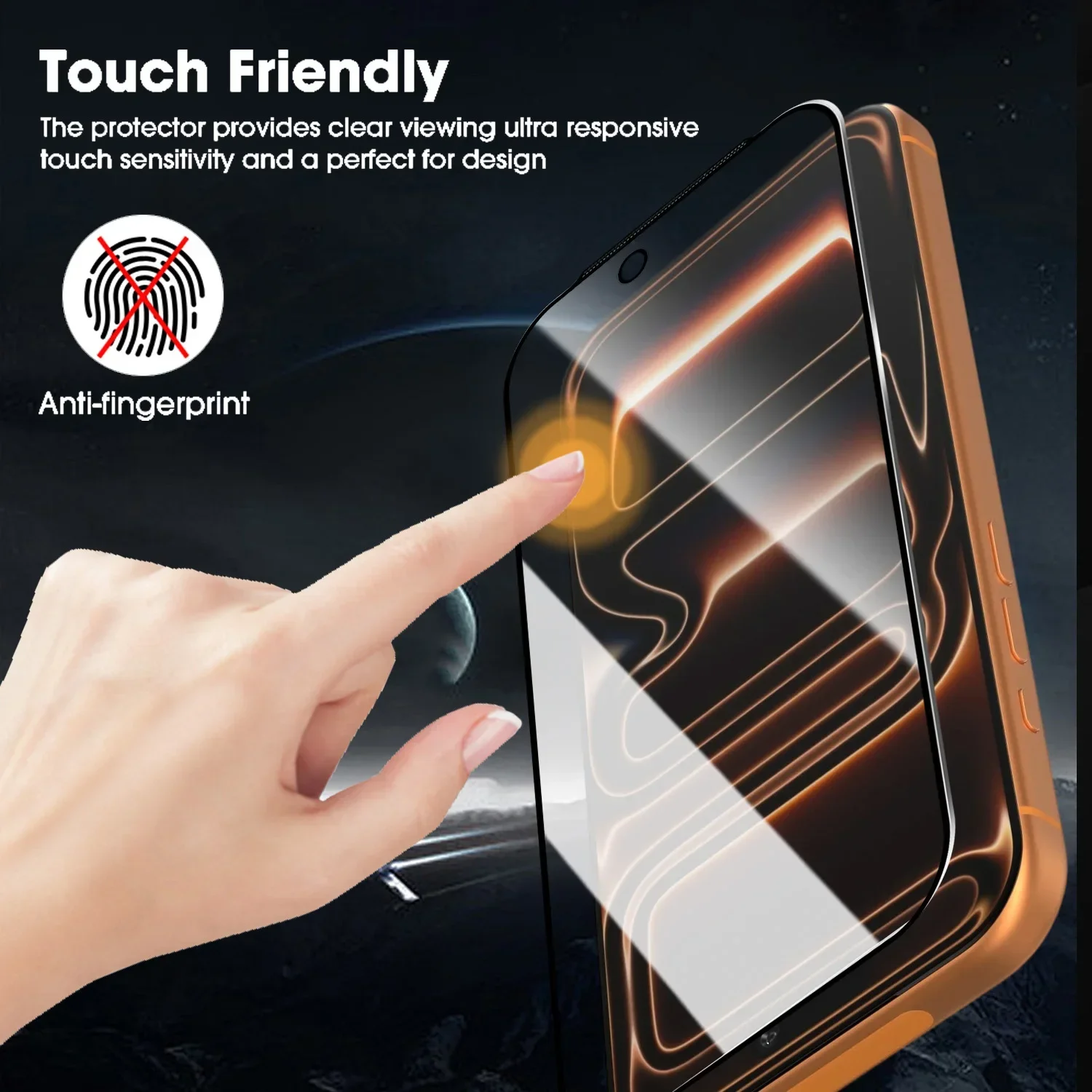 for IPhone17 Pro 17PM Screen Protector with Easy To Install Matte Tempered Glass for IPhone 17/17 Pro/17 ProMax 9H Hardness Film