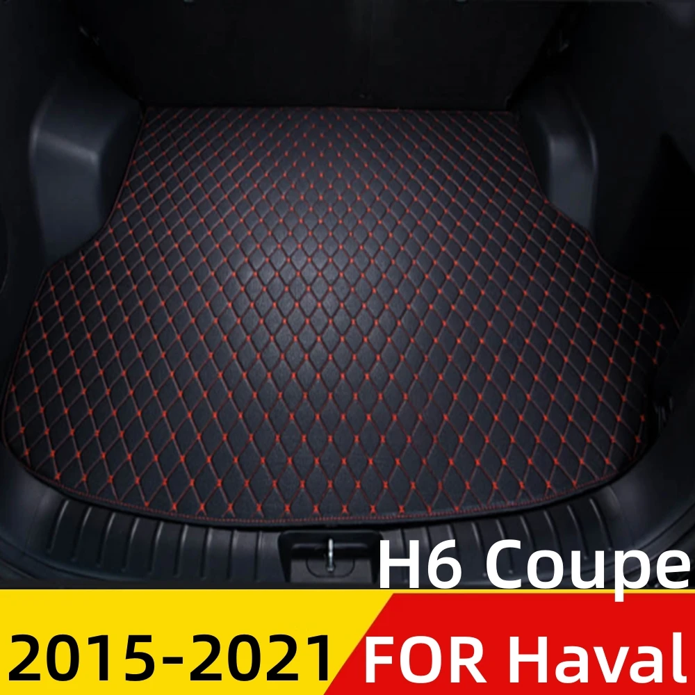 Car Trunk Mat For Haval H6 Coupe 15 21 All Weather XPE Flat Side Rear