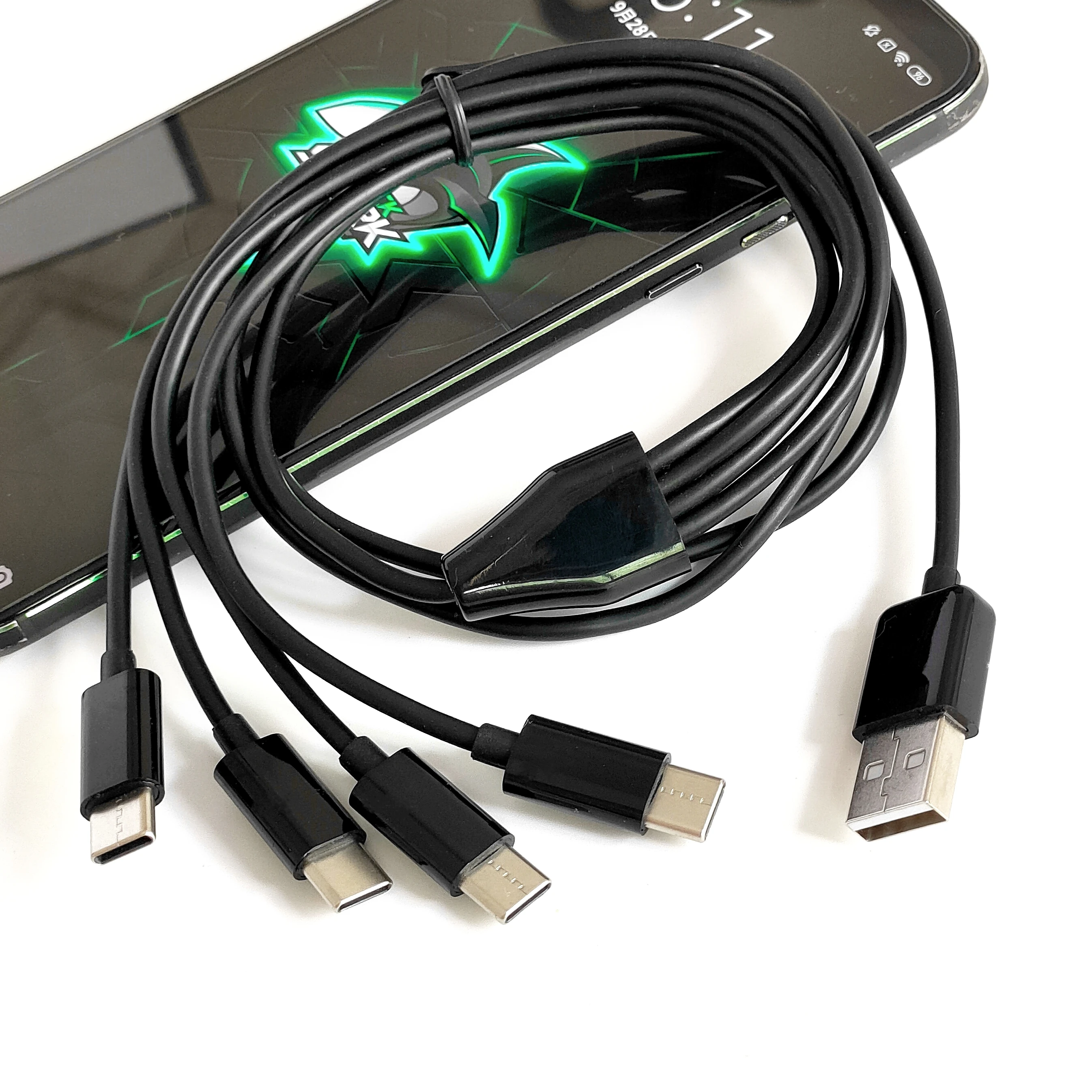1m 3ft 4 in 1 USB Type C Charging Cable Multiple Charging USB Type C Adapter