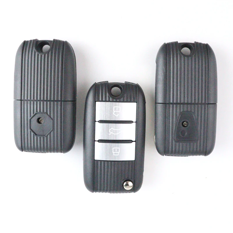 Durable 3-Button Car Key Housing Shell