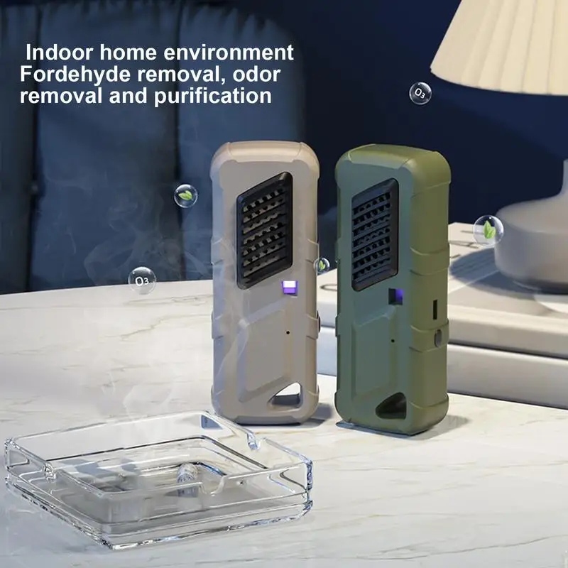 

Vehicle Mini Air Deodorizer Lightweight Ozonne Odor Eliminator Car Air Purifier Ozonne Machine Auto Air Freshener For Automobile