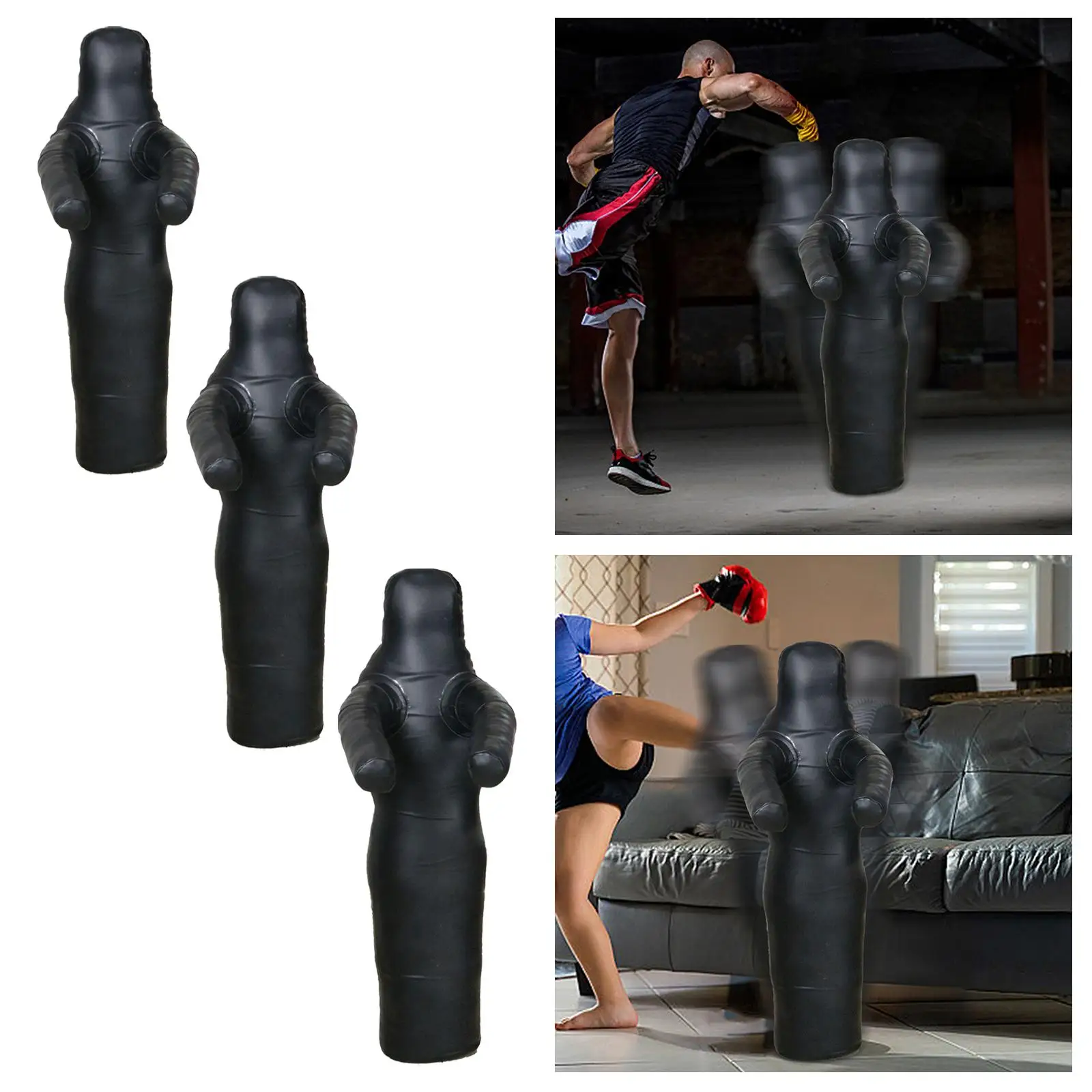 Mma Wrestling Dummy Punching Bag Unfilled Hanging Wrestling Punch Bag Training Dummy