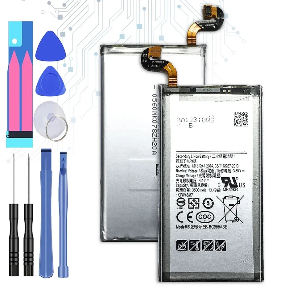 Batteria Per Samsung Galaxy S8 Plus Eb-Bg955Aba Eb-Bg955Abe G9550 S8Plus Sm-G9 Sm-G955 G955 3500Mah Batteria Di Ricambio
